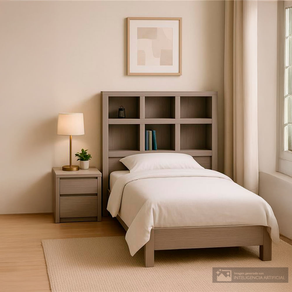 Respaldo Individual con mesa de noche Picasso