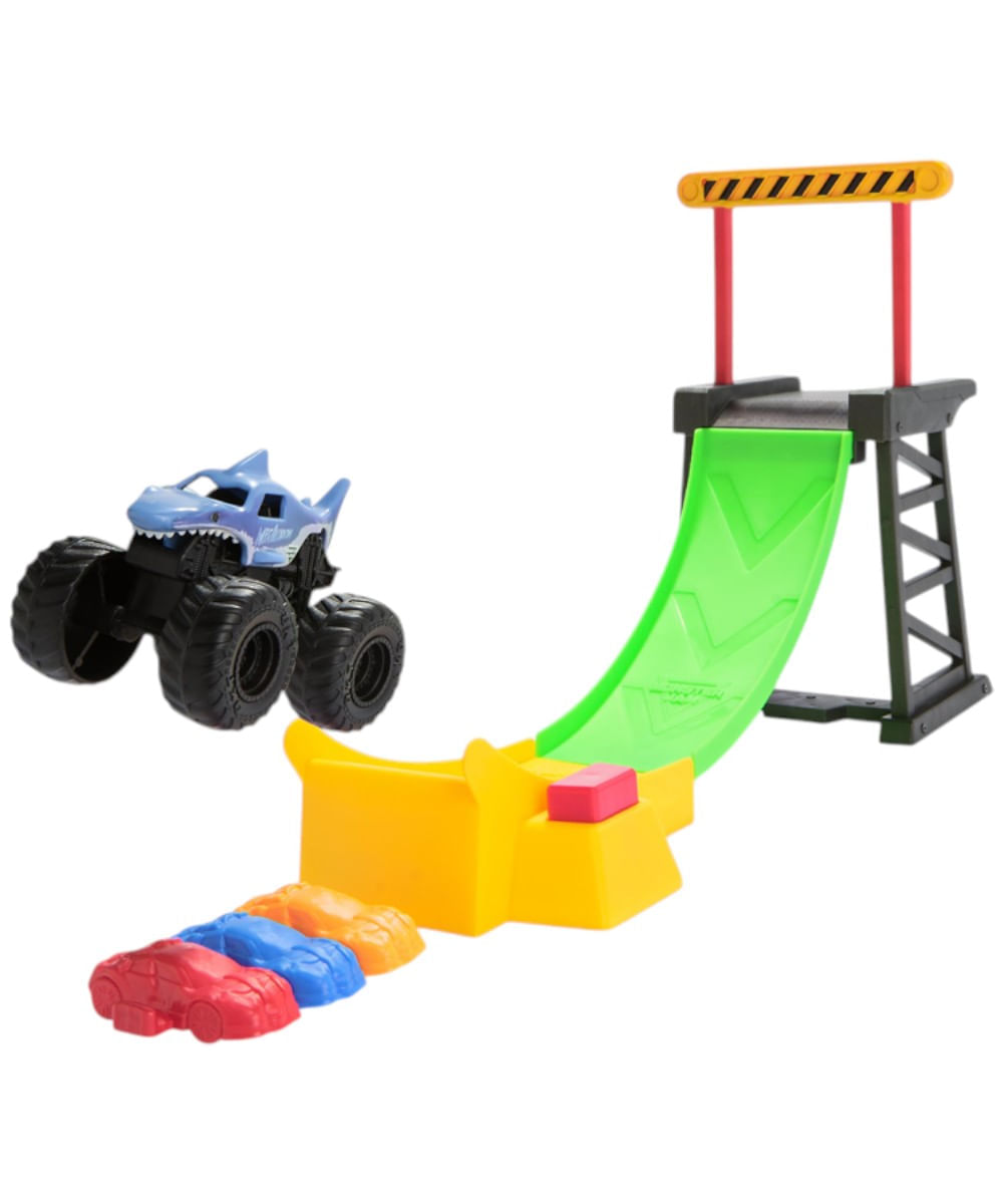 Set Camión Monster Jam Acrobacia a escala 1:72 incluye lanzador
