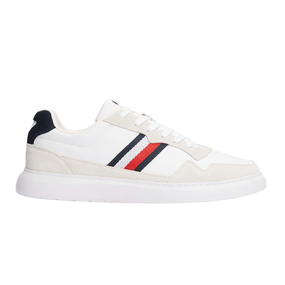Zapato casual Tommy Hilfiger blanco para hombre