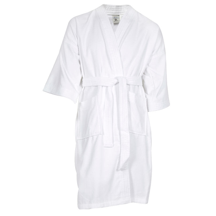 Bata para baño blanco unisex