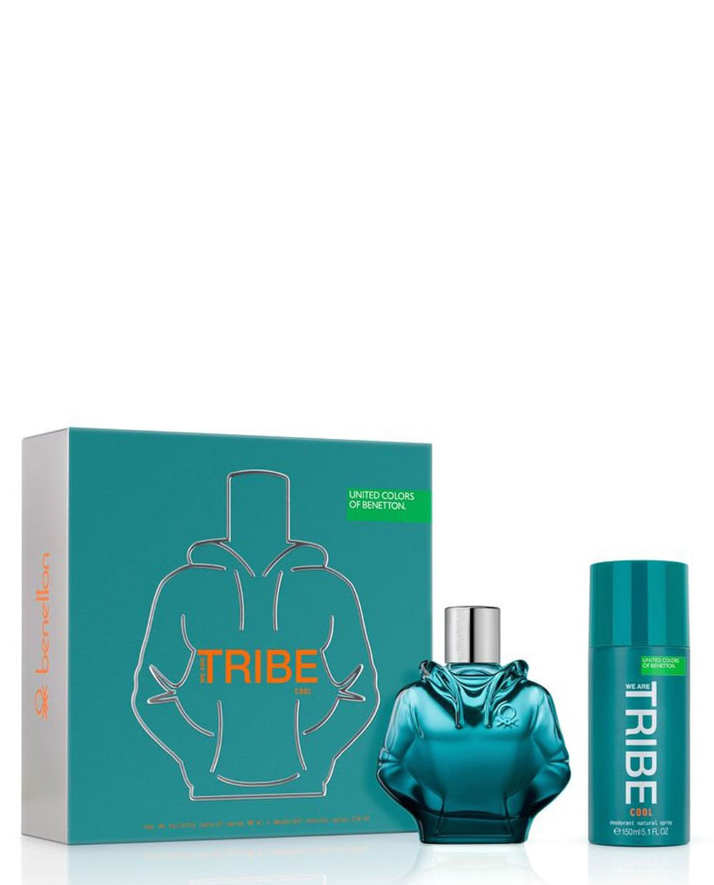 Set Benetton We Are Tribe Cool Eau de Toilette