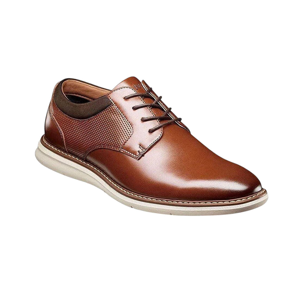Zapato casual Nunn Bush café para hombre