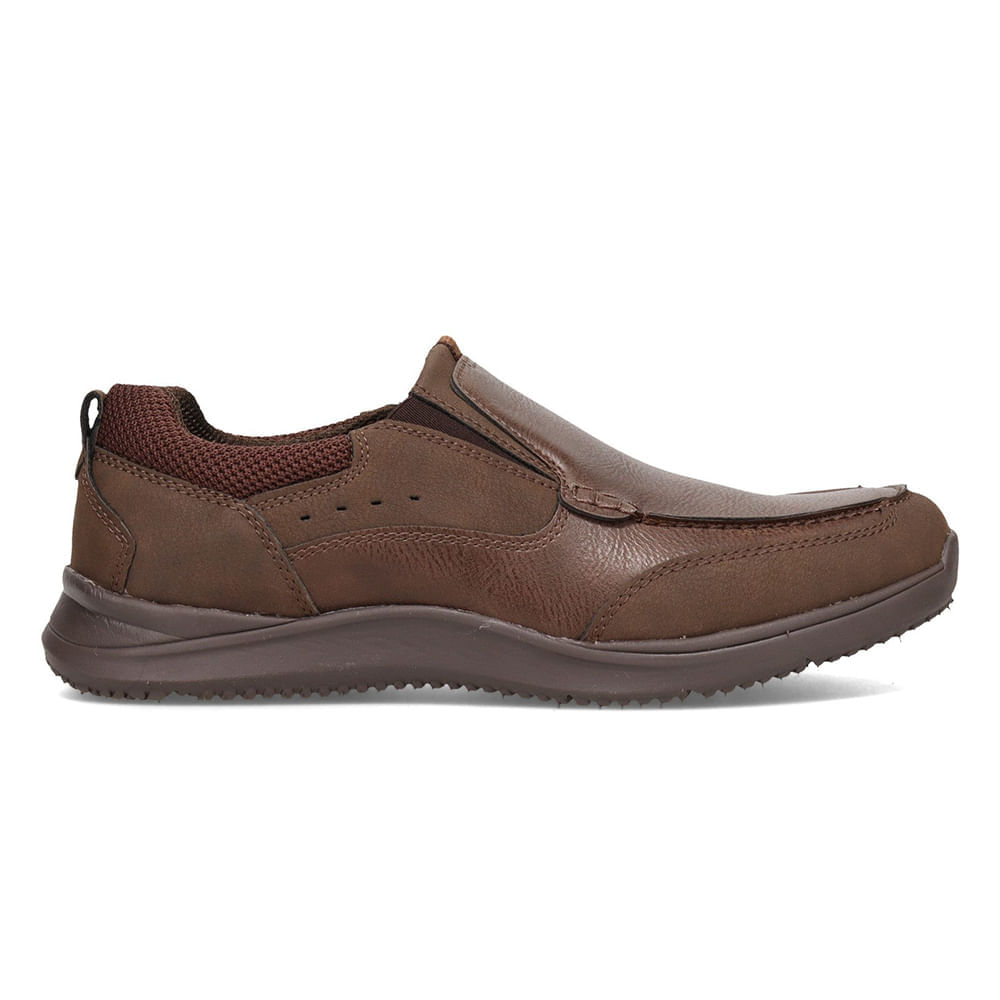 Zapato casual Nunn Bush café para hombre