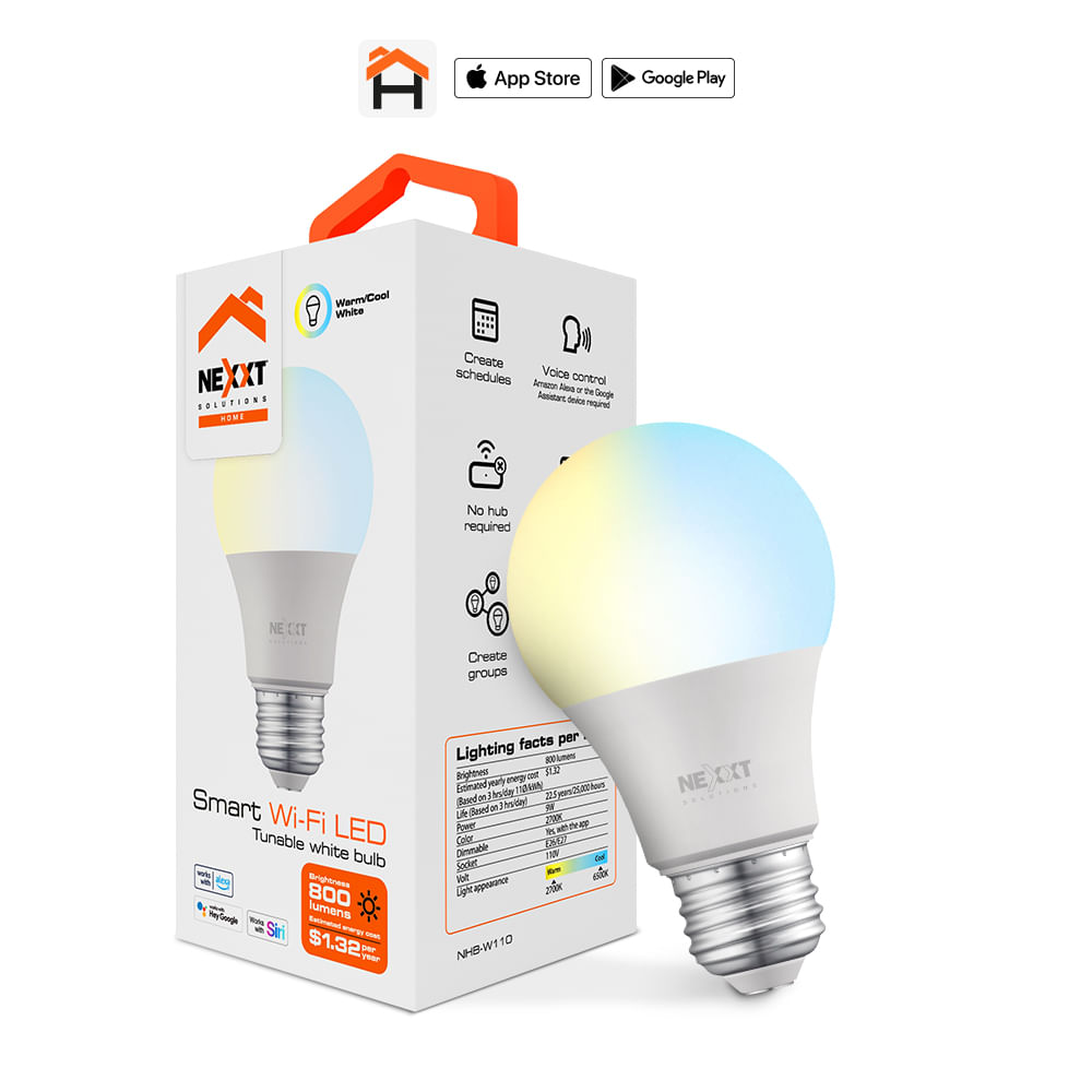Foco Smart LED blanco dos tonos