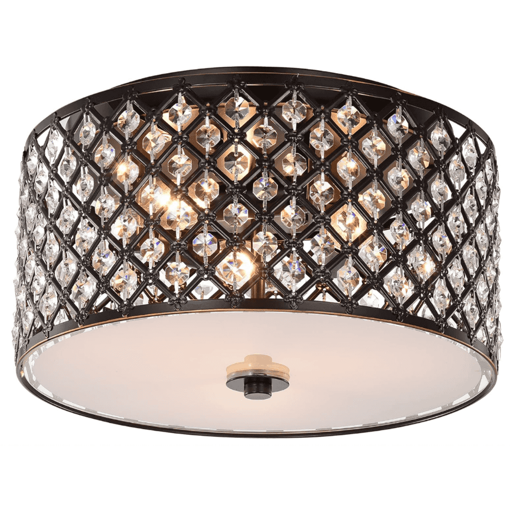 Lámpara para cielo falso cristal