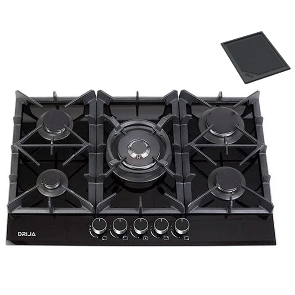 Cocina empotrable 5 quemadores a gas 76 cm (30") TOSCANA 76 PRO Drija