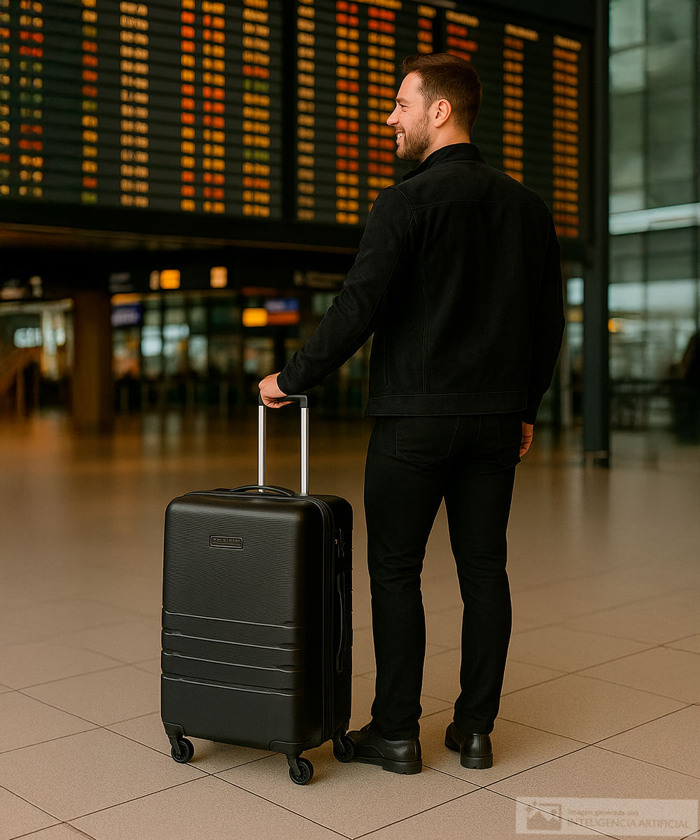 Maleta Swissbrand mediana clark negra