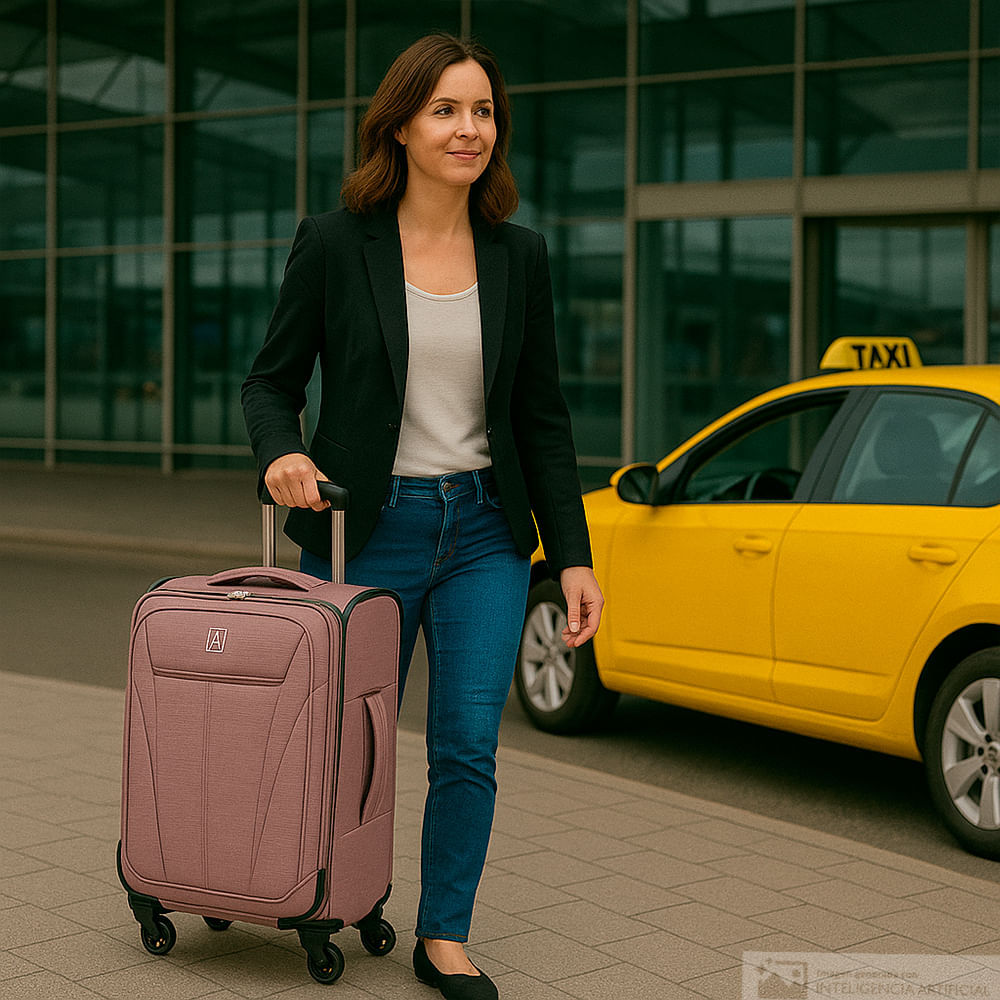 Maleta TravelPro Maxlite 5 mediana rosada