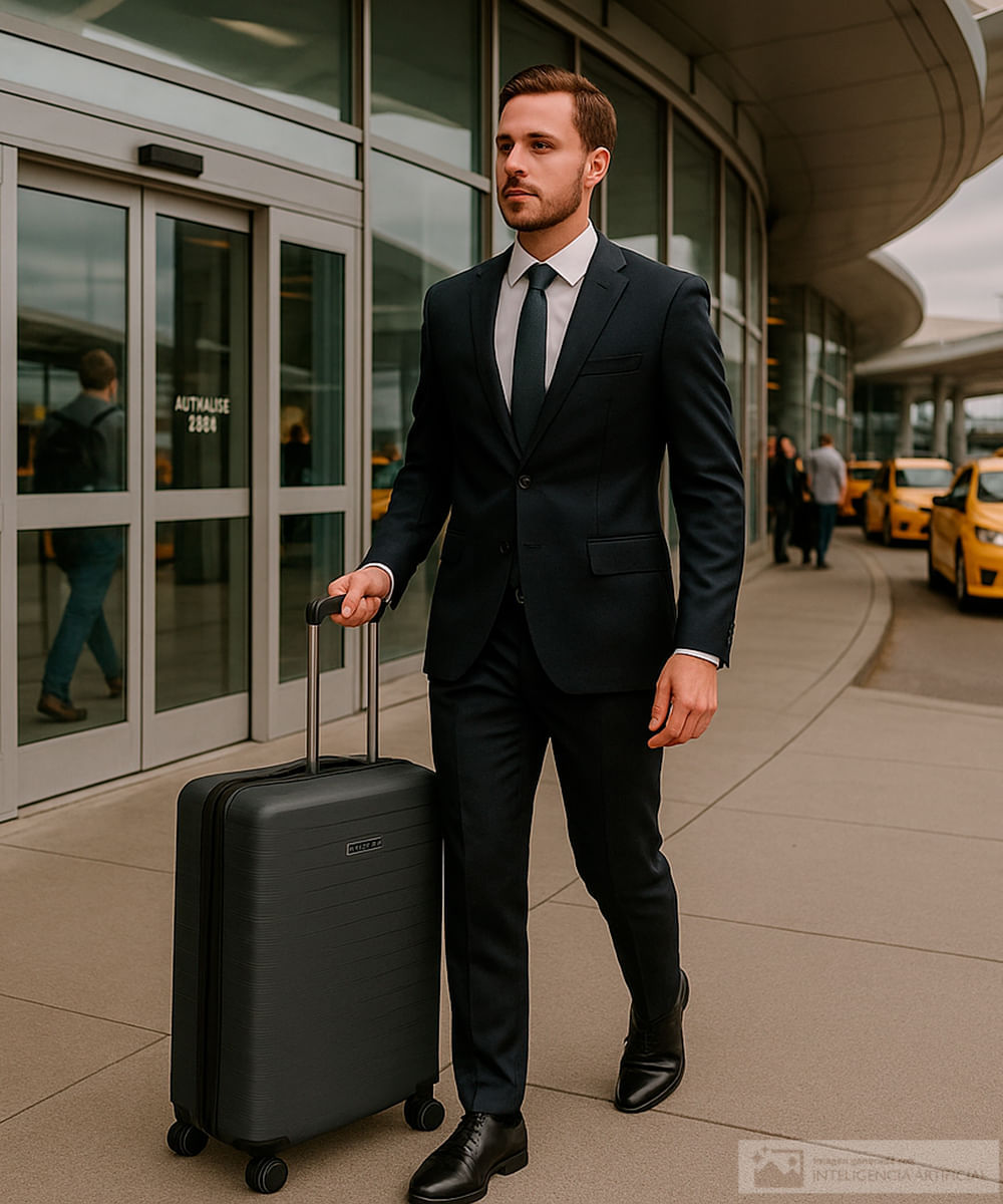 Maleta Swissbrand Marsella mediana negra