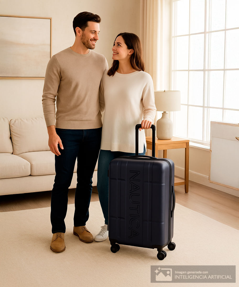 Maleta Nautica mediana azul navy