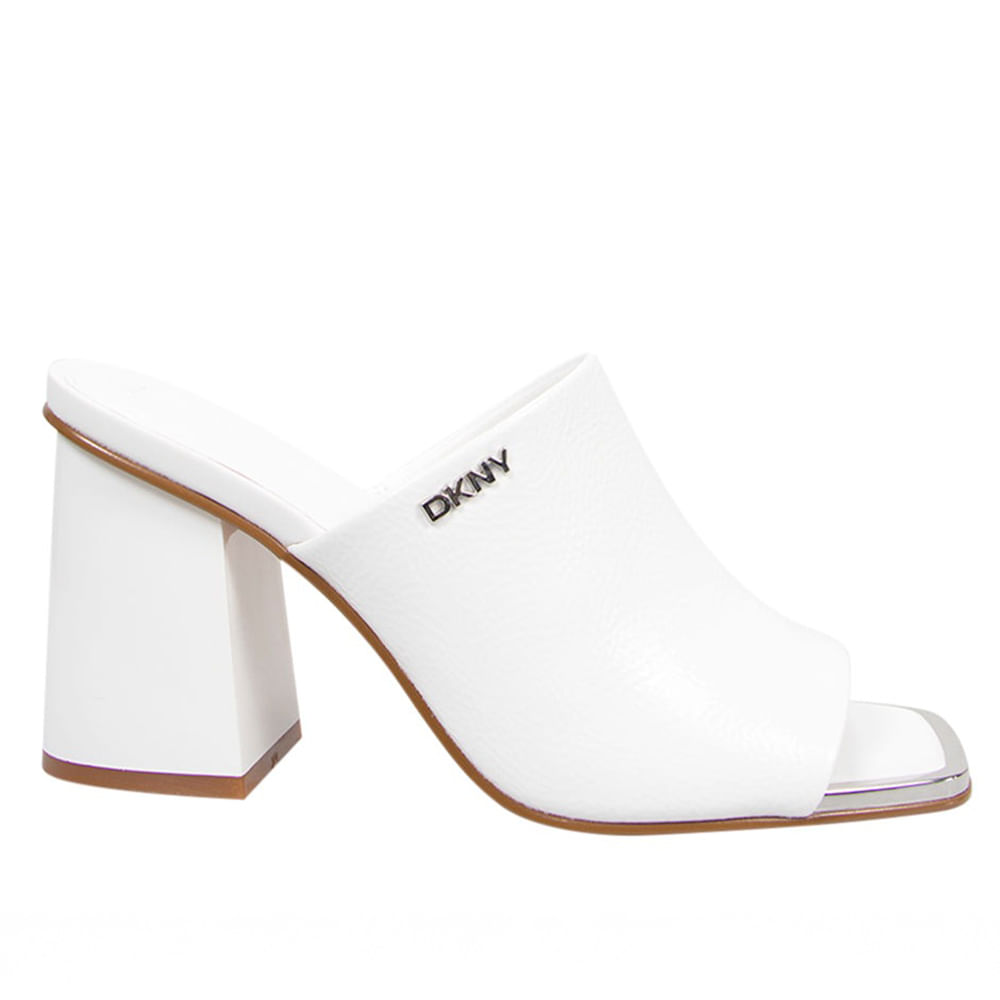 Sandalia de vestir DNKY color blanco para mujer