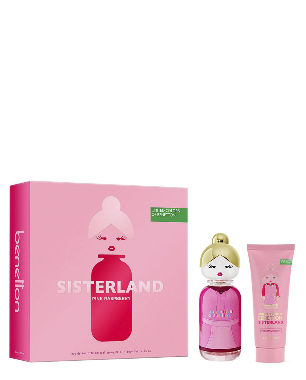 Set Benetton Sisterland Pink Raspberry Eau de Toilette