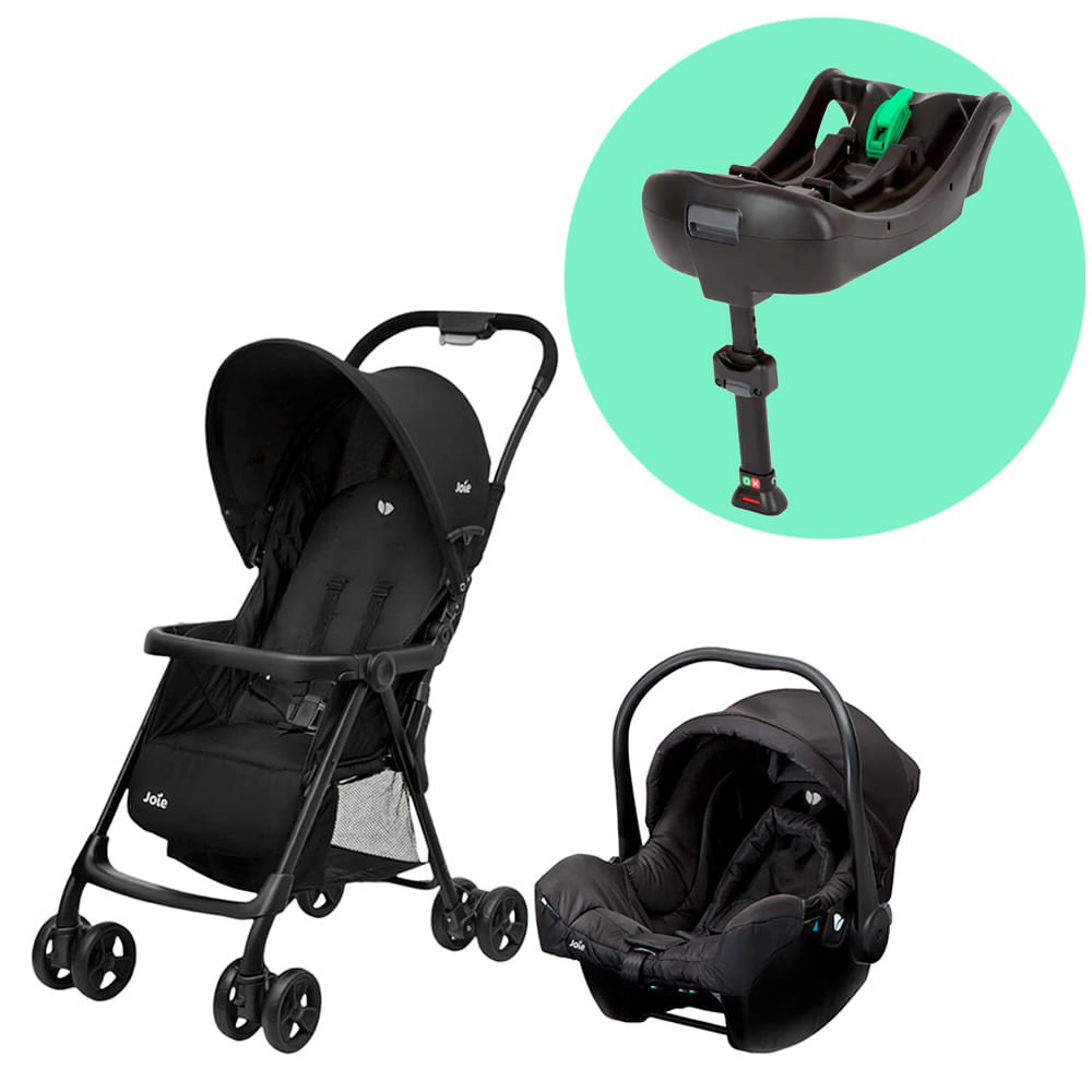 Coche y portabebés + base para carro Joie Juva Steps para bebé