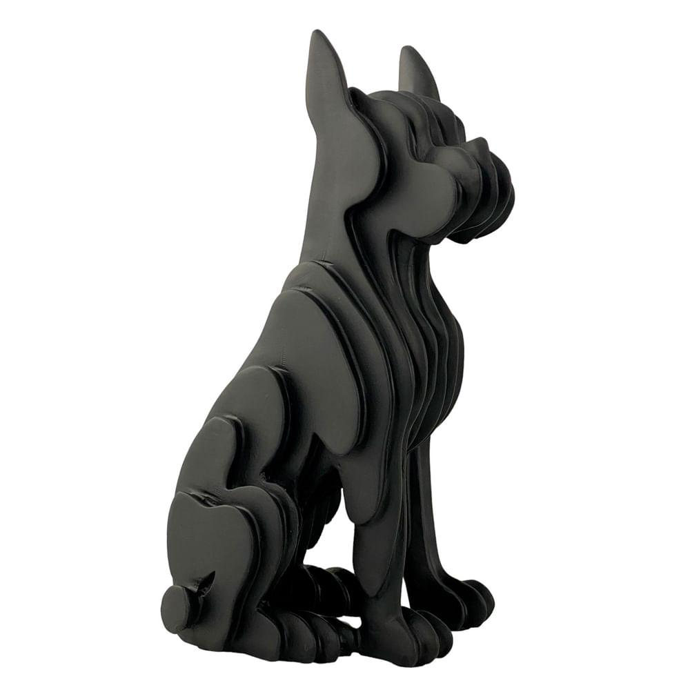 Figura decorativa perro abstracto 13.2x8.5x22.5 cm