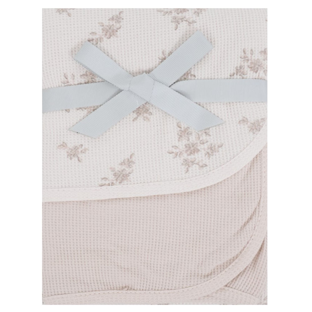 Set de 2 mantillas bicolor para bebé