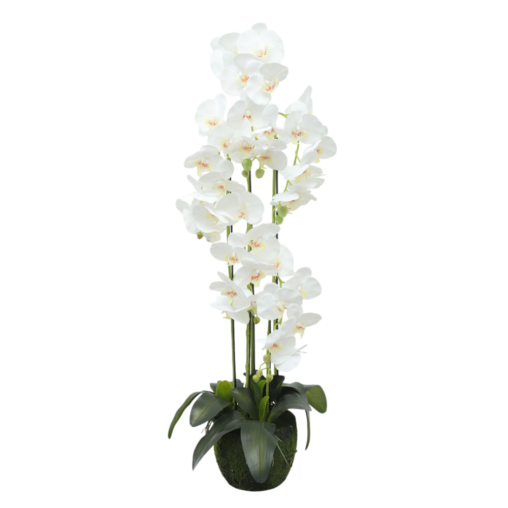 Orquídea artificial con maceta 120 cm