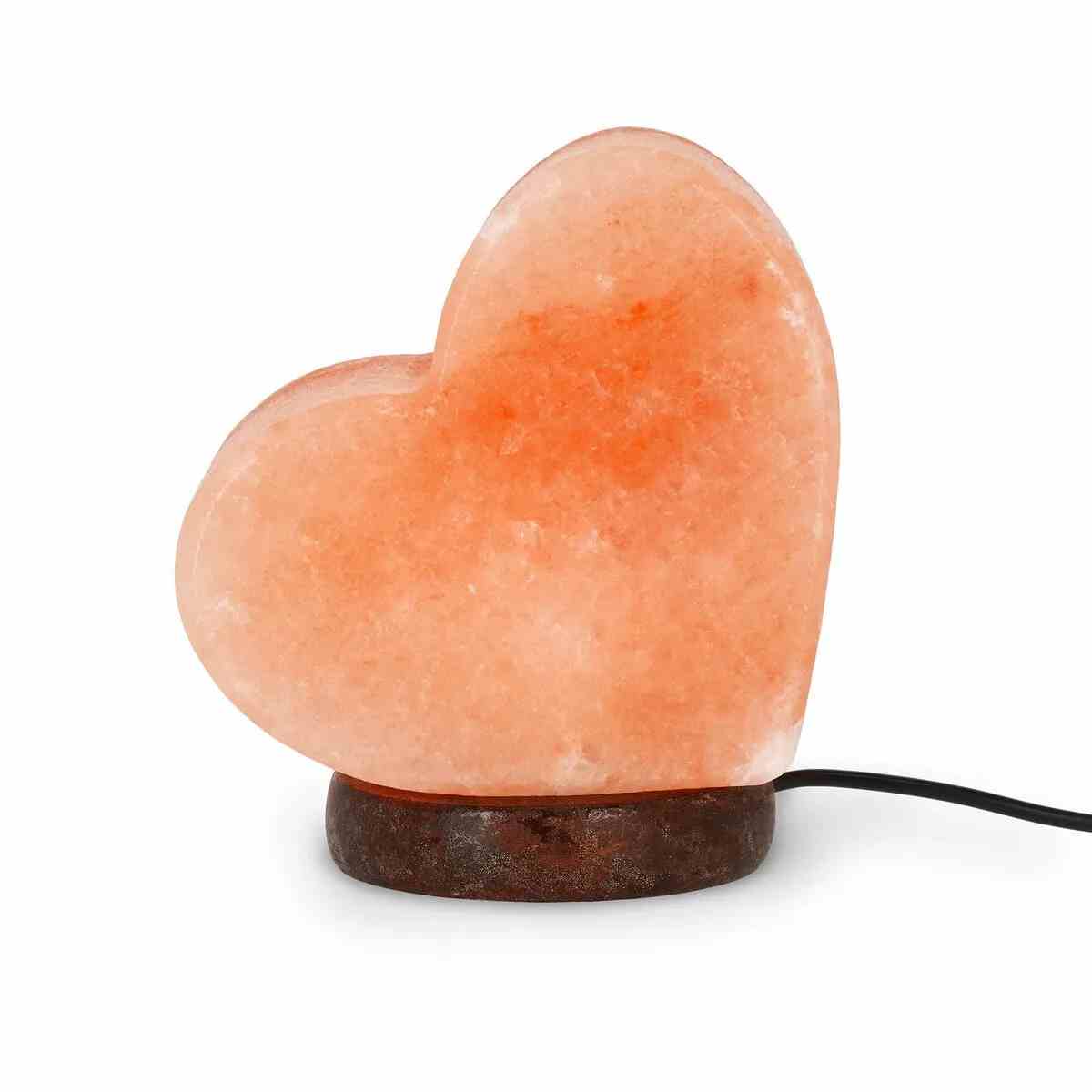Lampara De Sal Himalayan Salt Lamp Heart  (Hsl0004)