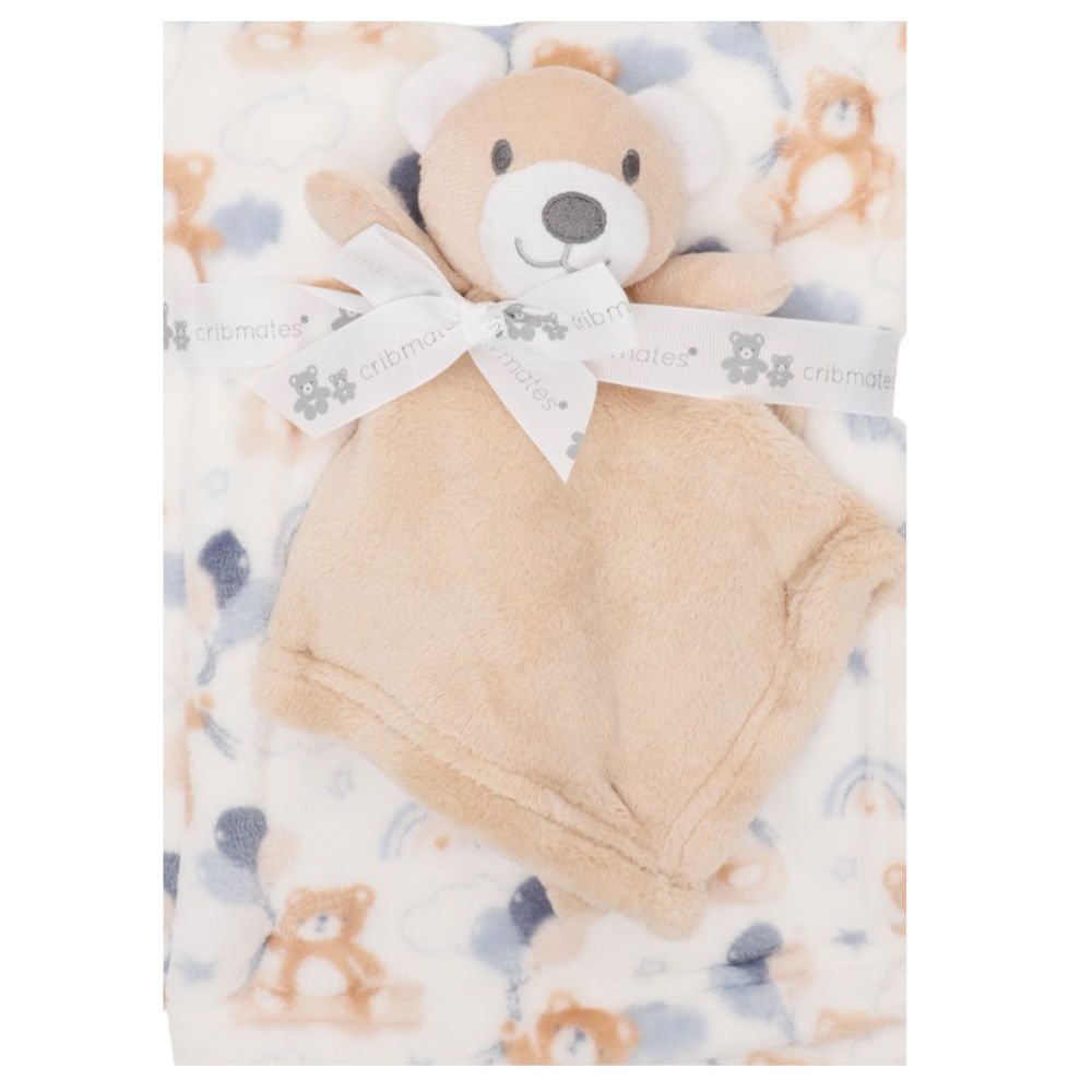 Frazada con peluche de seguridad