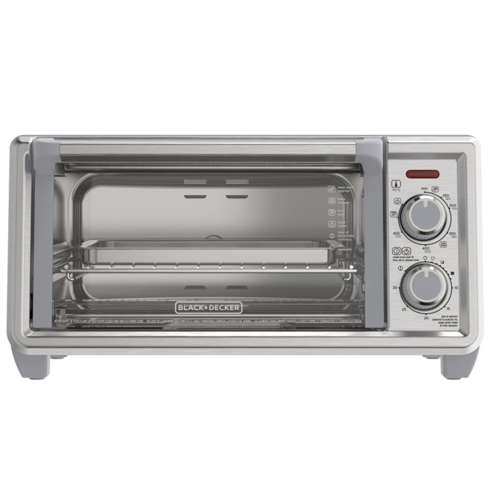 Horno tostador de 4 rebanadas Black+Decker Convección Natural