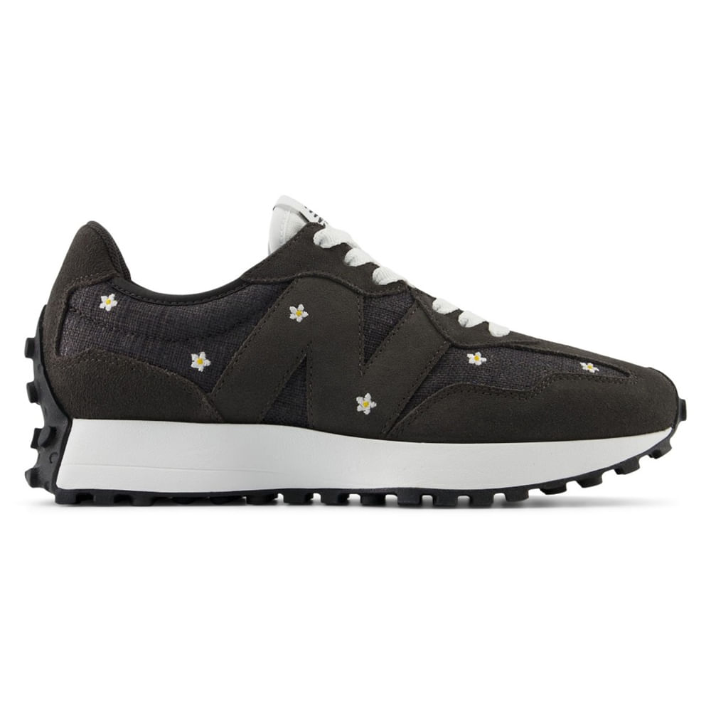 Zapato New Balance 327 casual negro para mujer