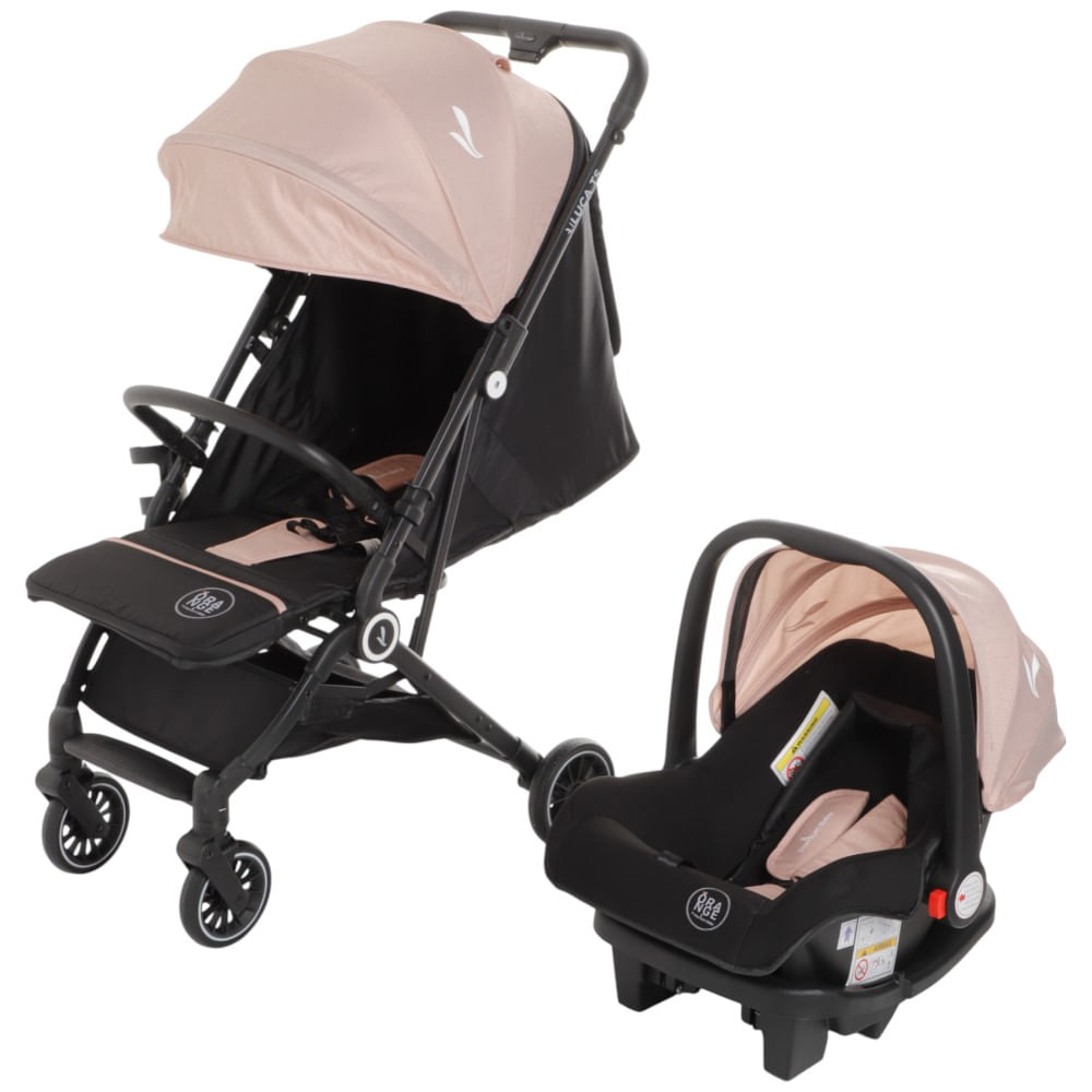 Coche y silla para carro Orange Lucca para bebé