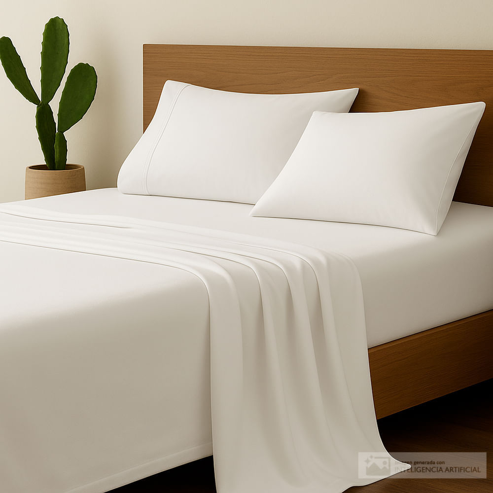Set de sábana sólida mason zoe de algodón 550h