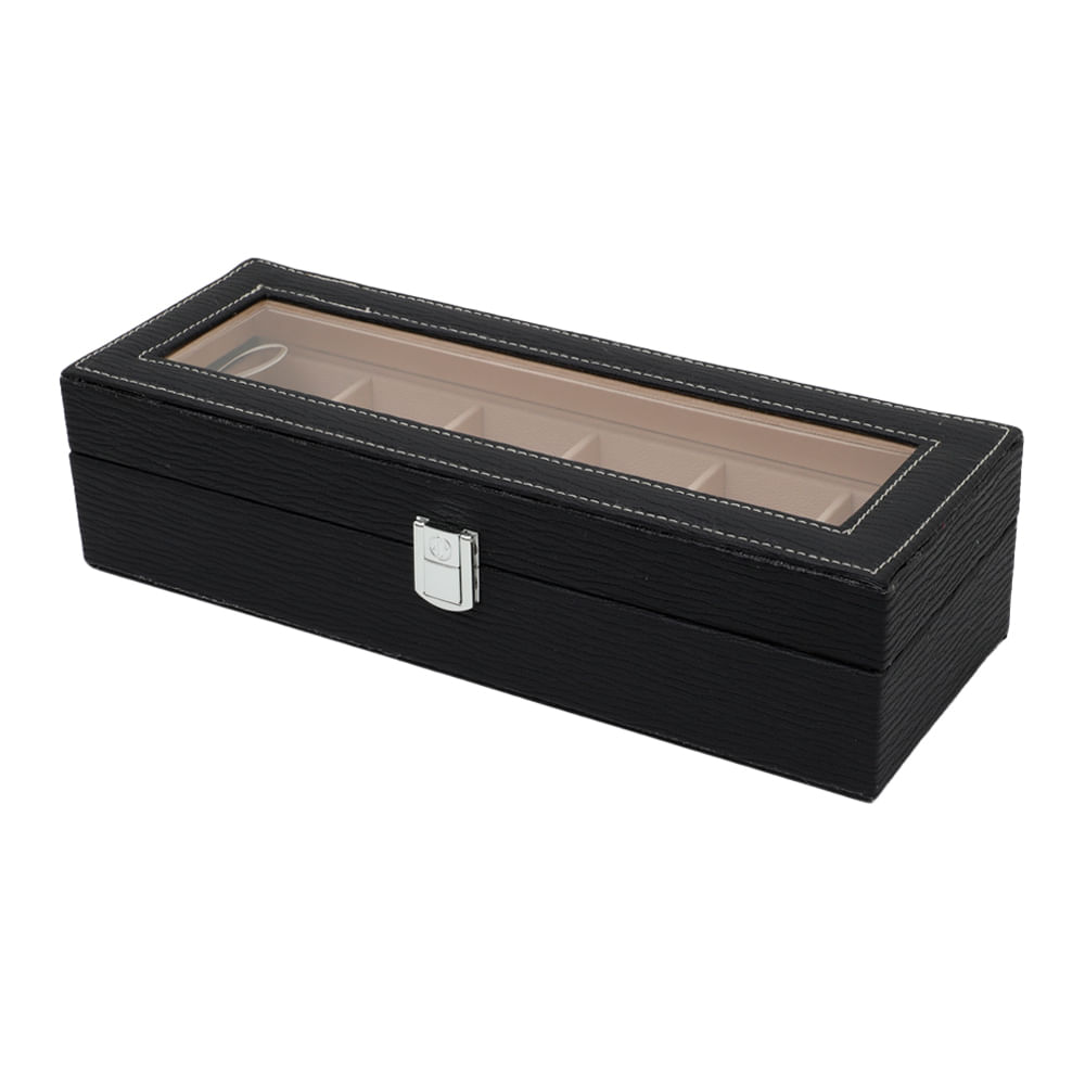 Joyero para 10 relojes 34x10x8 cm