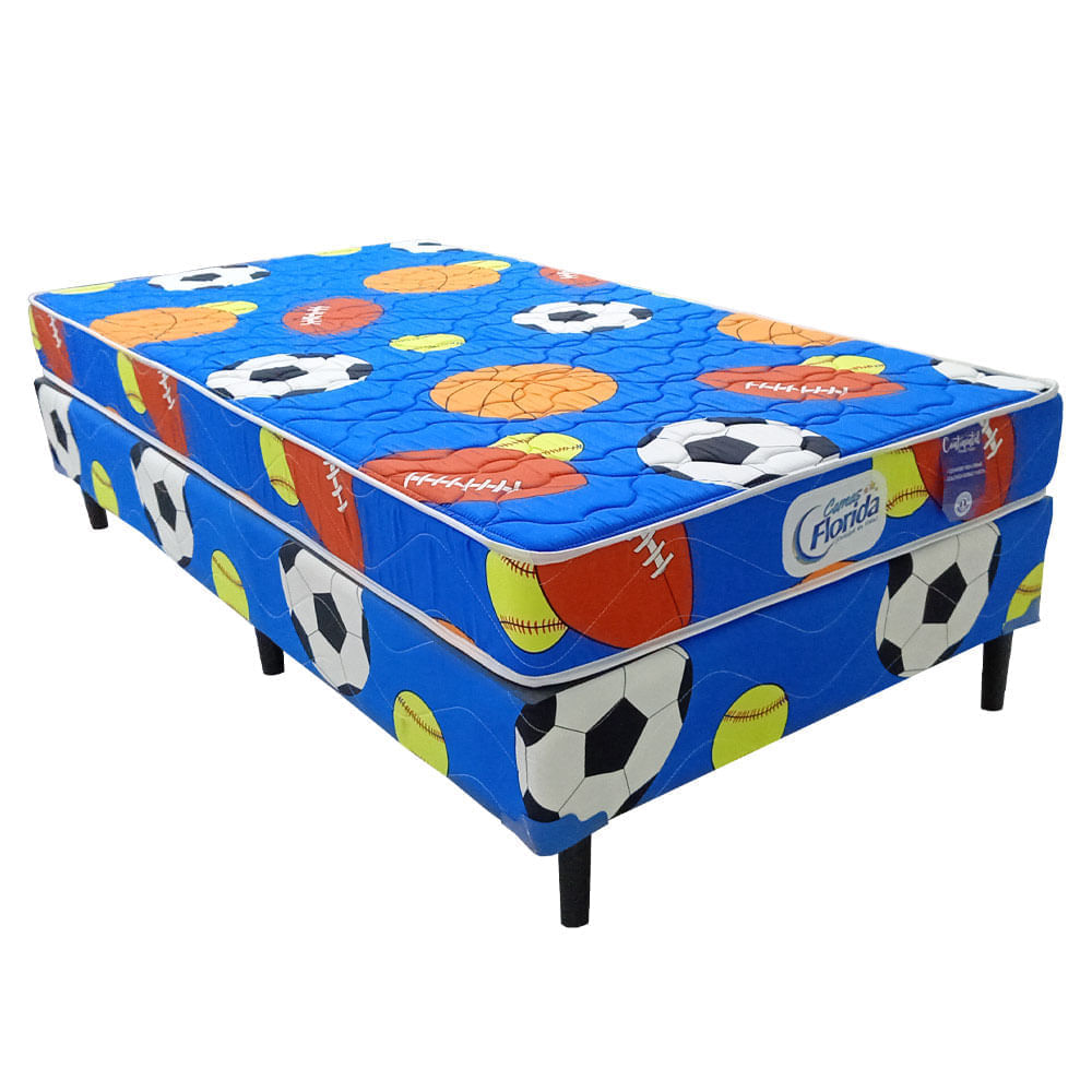 Cama Continental Infantil Power Foam para Niño confort semi firme