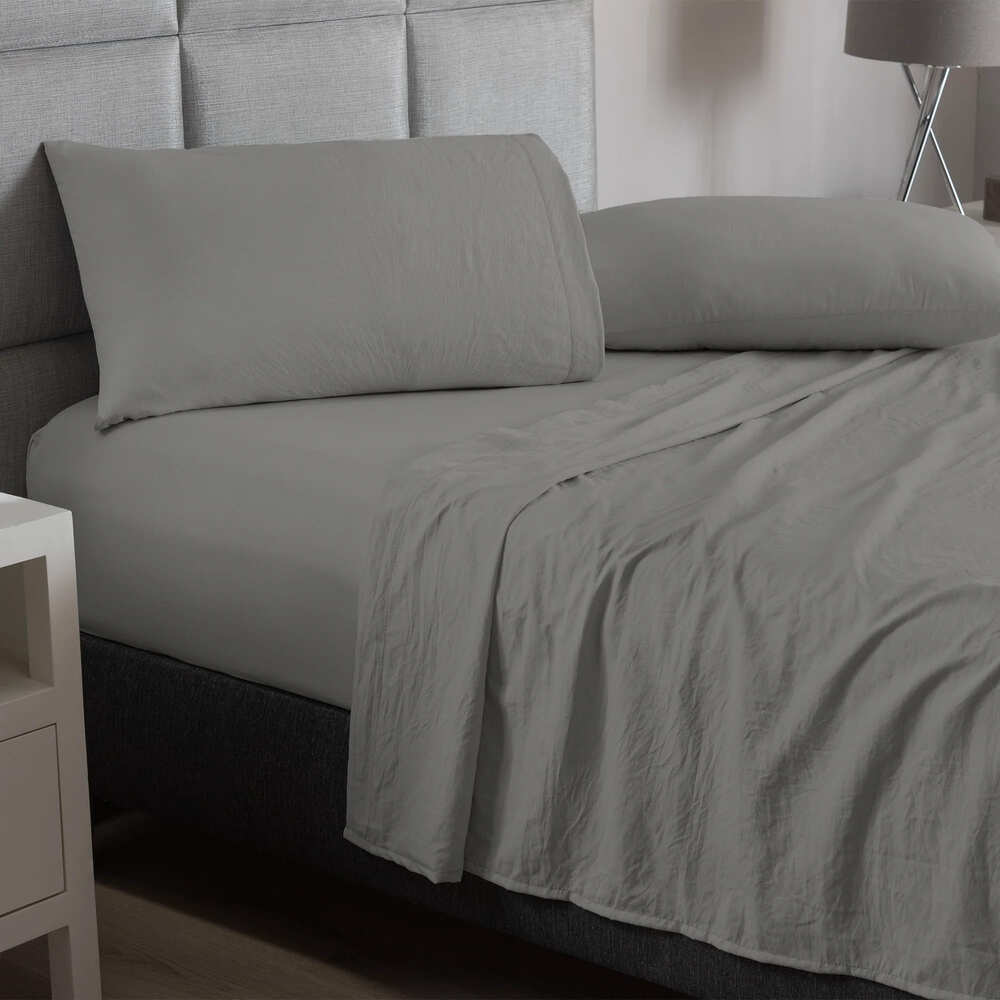 Set De Sábana Gris