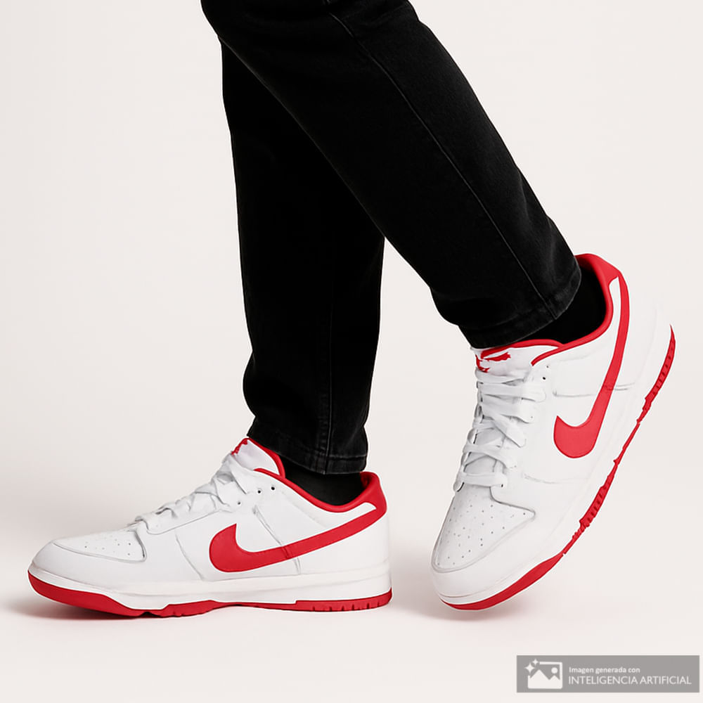 Zapato Nike Big Low casual blanco para hombre