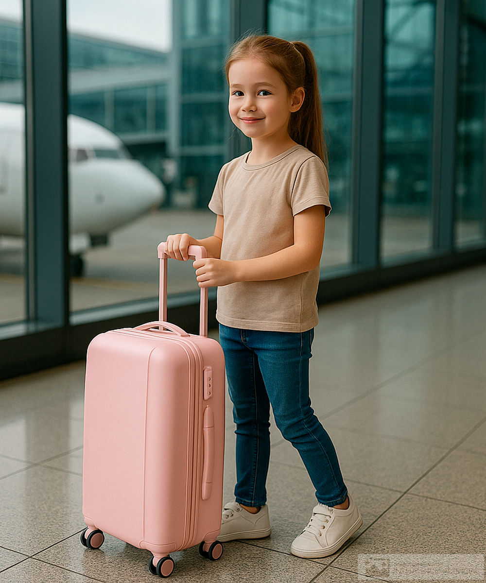 Maleta Swissbrand Narberth pequeña rosada