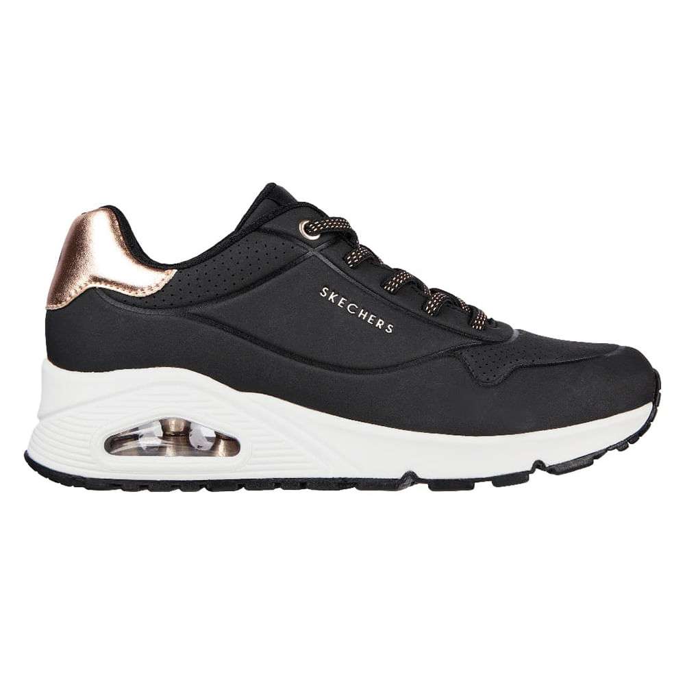 Zapato casual Skechers color negro para mujer