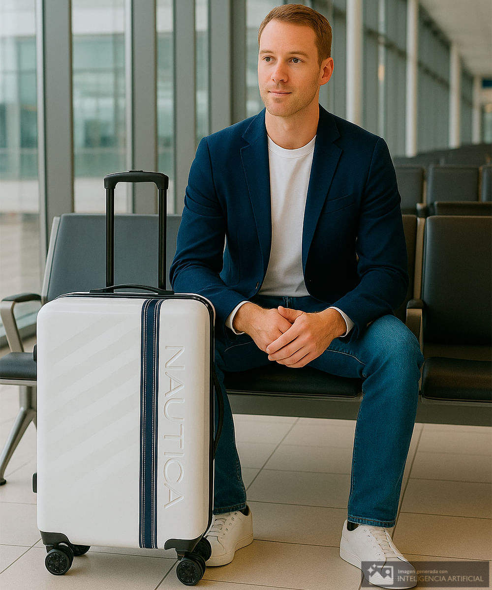 Maleta Nautica mediana blanca