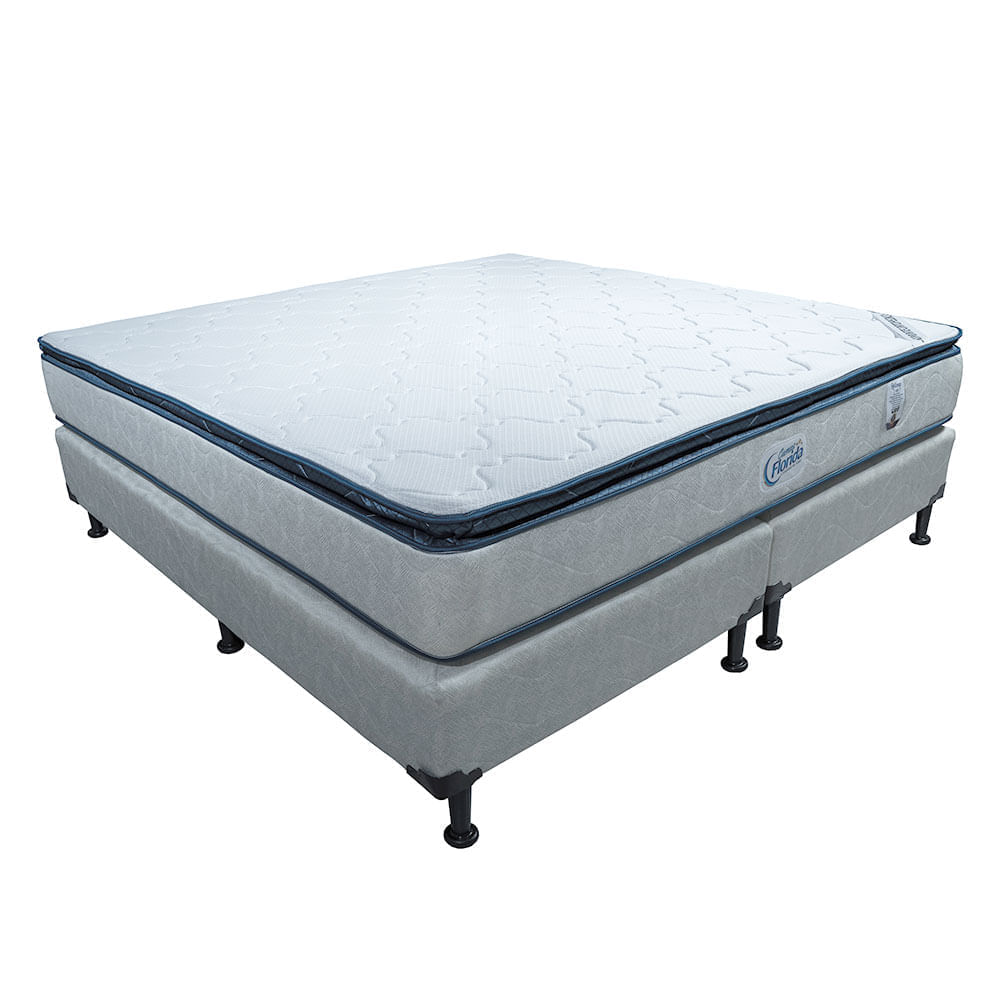 Cama Florida Soporte Ortopedico Comfort Medio  Base Semi Acolchonada - Optima 3 En Uno
