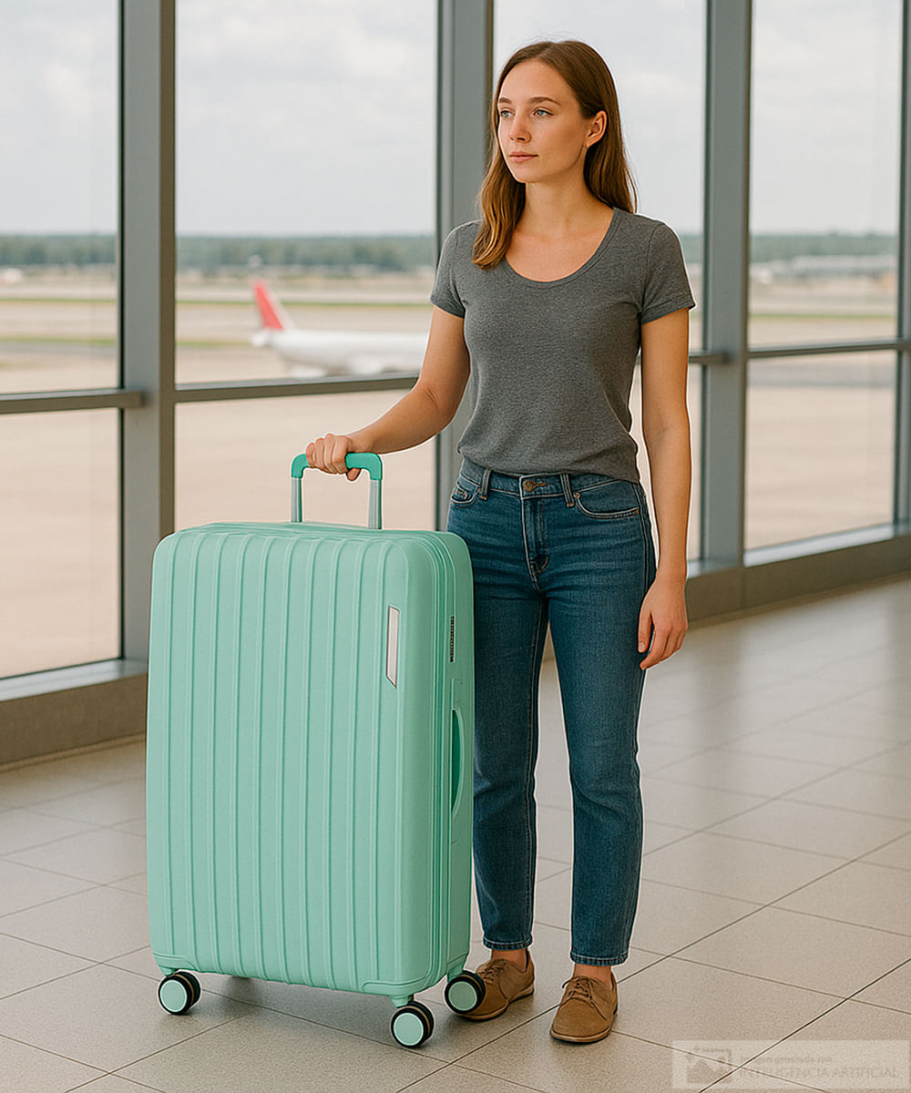 Maleta Swissbrand Narberth grande verde menta