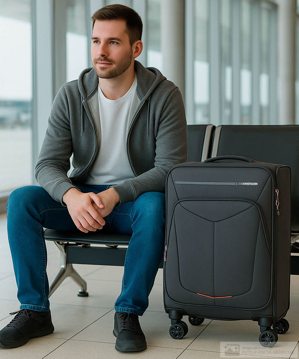 Maleta American Tourister summerfunk spinner gris oscuro 67/24