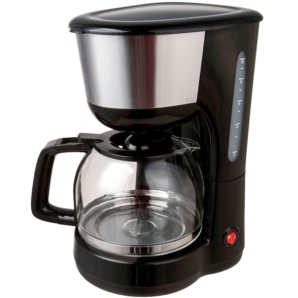 Cafetera negra de Morphy Richards 10 tazas