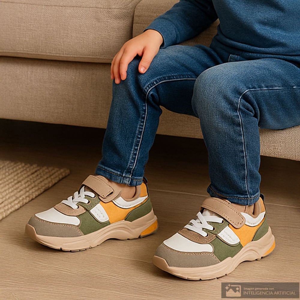 Calzado deportivo casual Sfera multicolor para niño