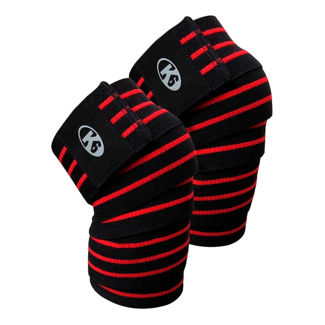 Protectores de rodilla para levantamiento de pesas k6 bicolor