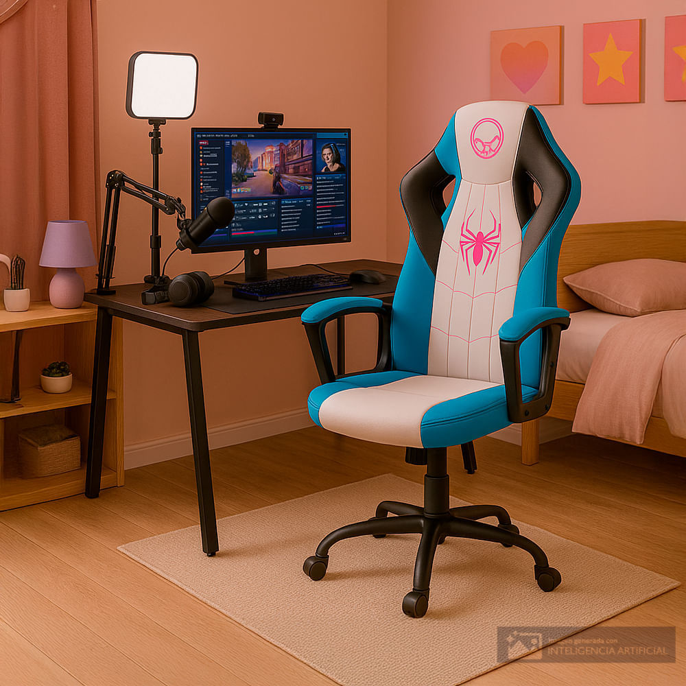 Silla gaming edición Ghost Spider