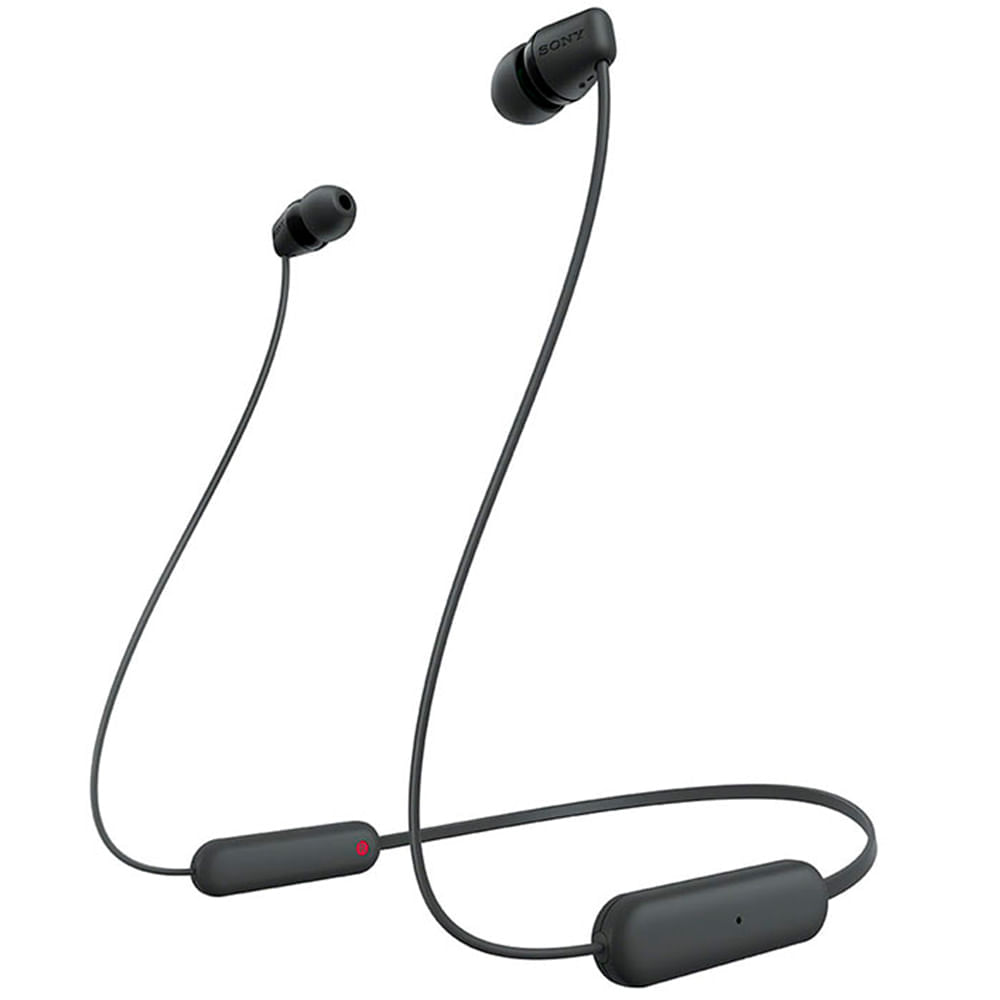 Audífonos Bluetooth In Ear Sony WI-C100 AudÍfonos bt in ear con mando compatible negro