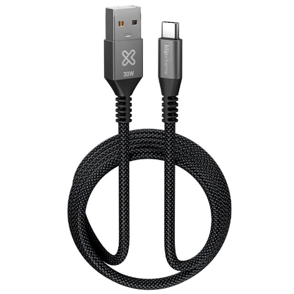Cable trenzado tipo A - C  PowerGo 30W 1mt