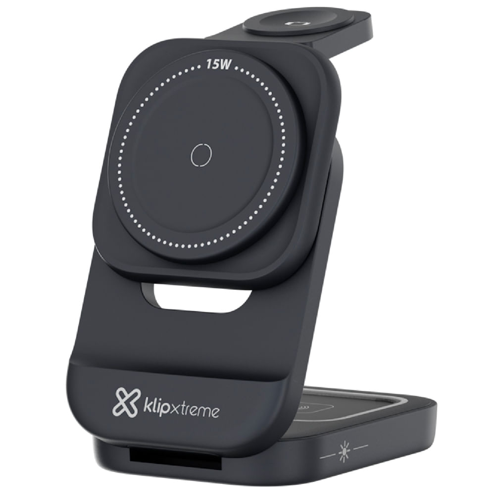 Estación de carga portátil 3 en 1 PowerDesk Lite 15 Watts