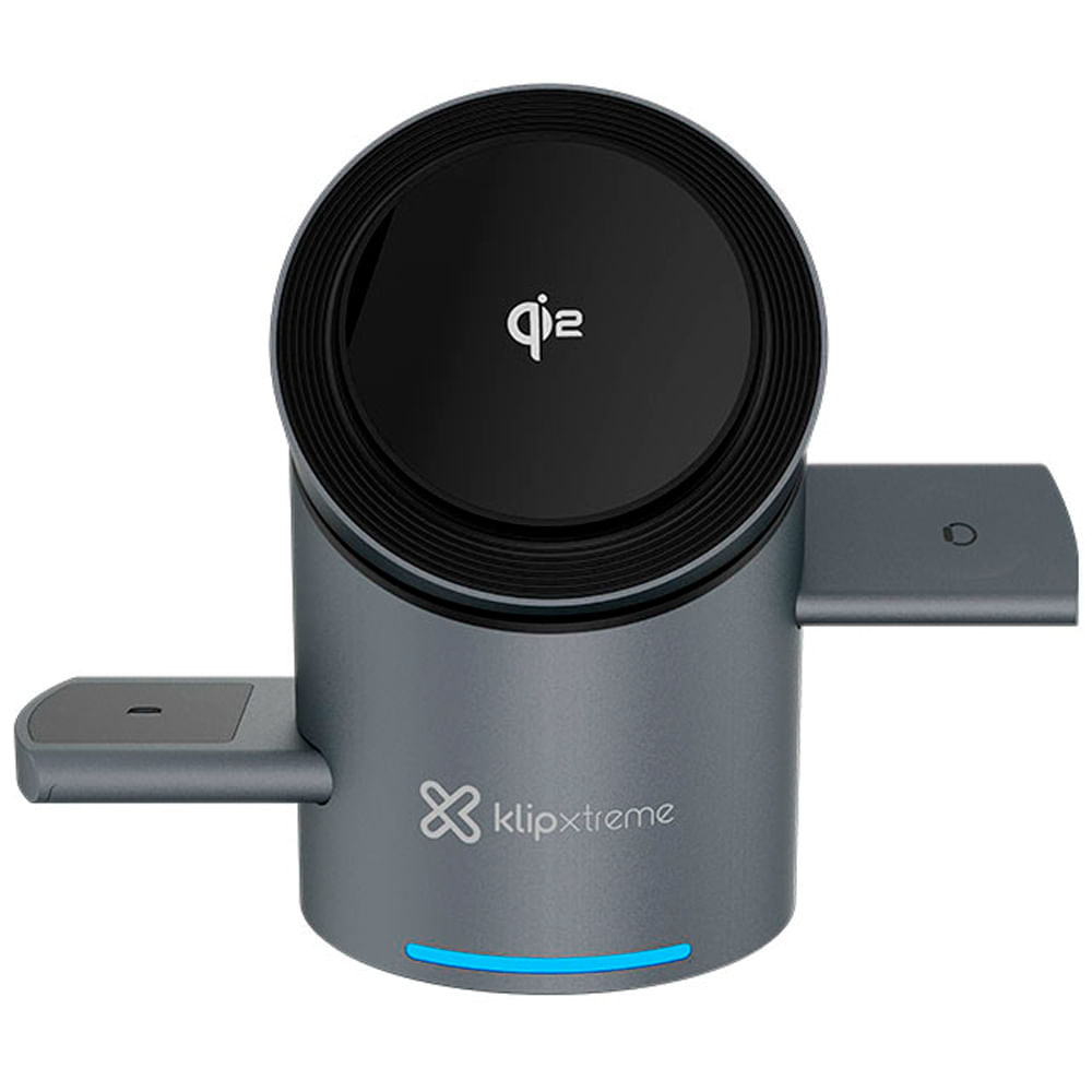 Estación de carga portátil 3 en 1 PowerDesk Spin 15 Watts