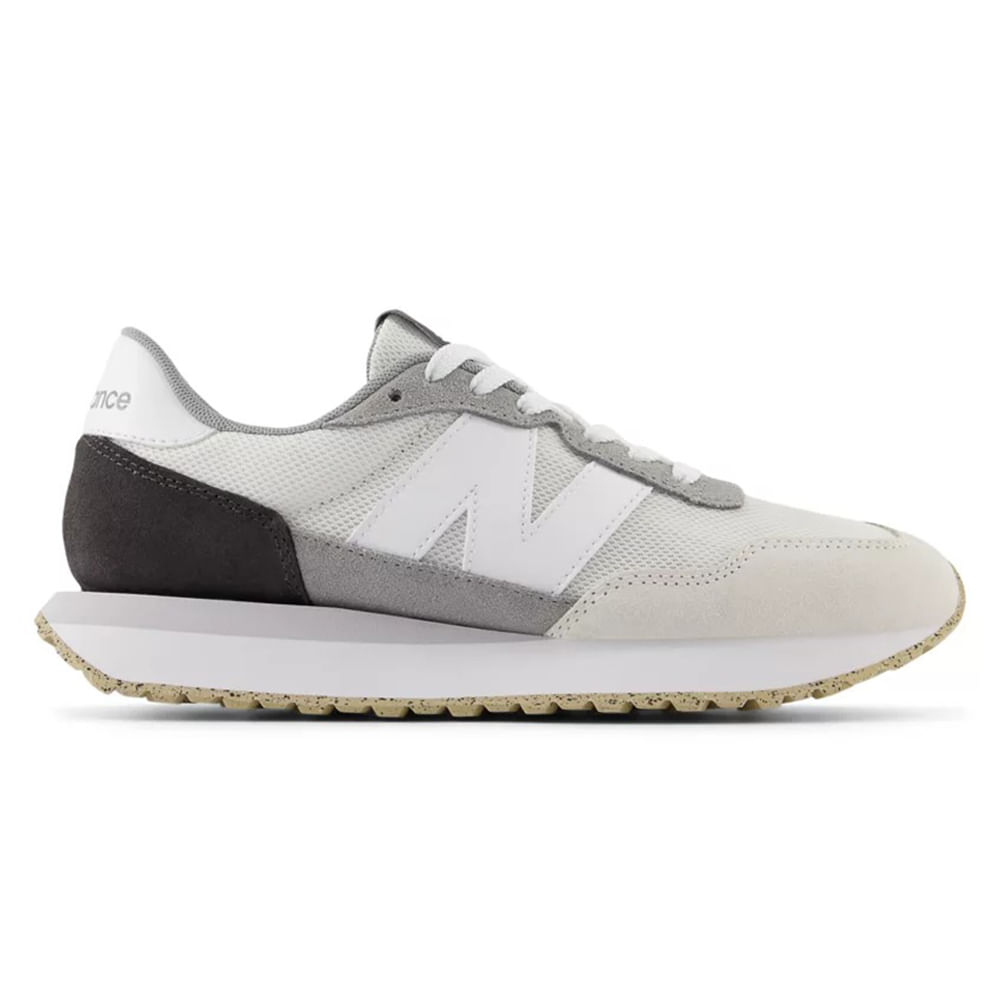 Zapato New Balance 237 deportivo casual gris para mujer