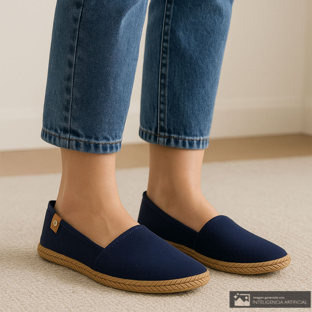 Zapato casual Orange color azul para mujer