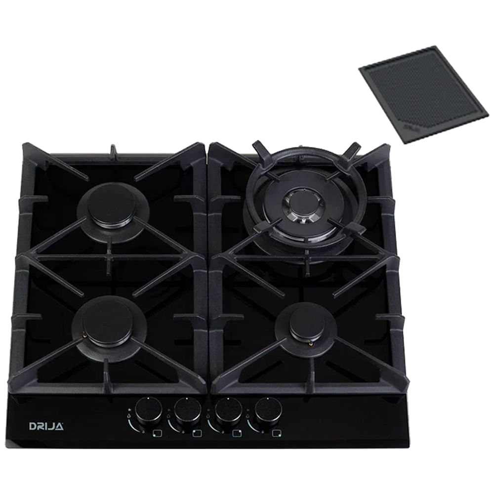 Cocina empotrable 4 quemadores a gas 58.4 cm (24") TOSCANA 60 PRO Drija