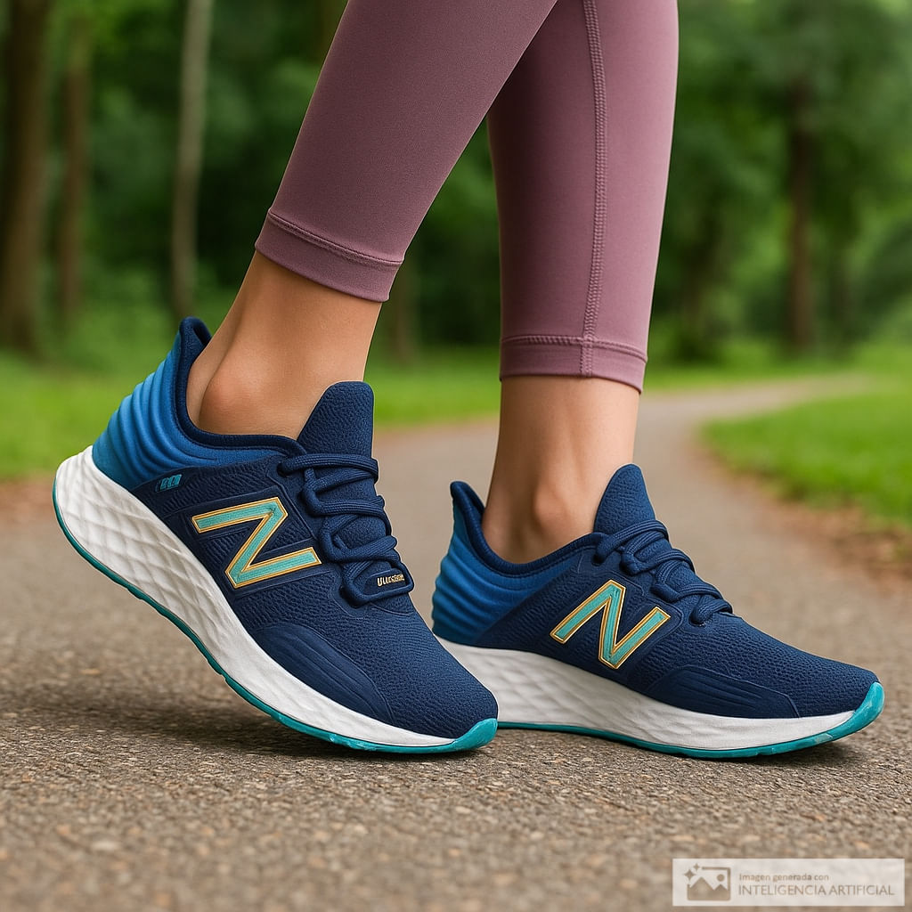 Zapato New Balance Fresh Foam Roav deportivo navy para mujer