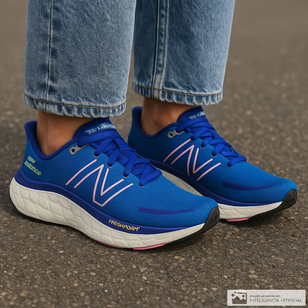 Zapato deportivo New Balance Kaiha Road azul para mujer