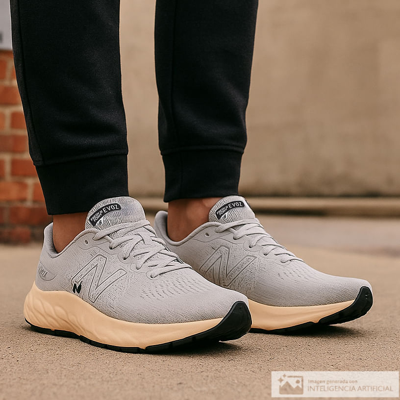 Zapato New Balance x Evoz deportivo gris para mujer